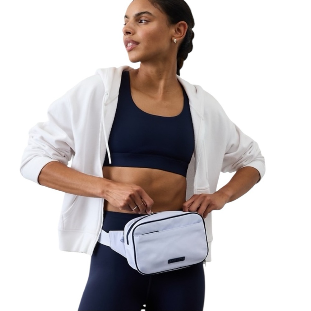 NWT Athleta All About Tipping Large Belt Bag - Gossamer Blue